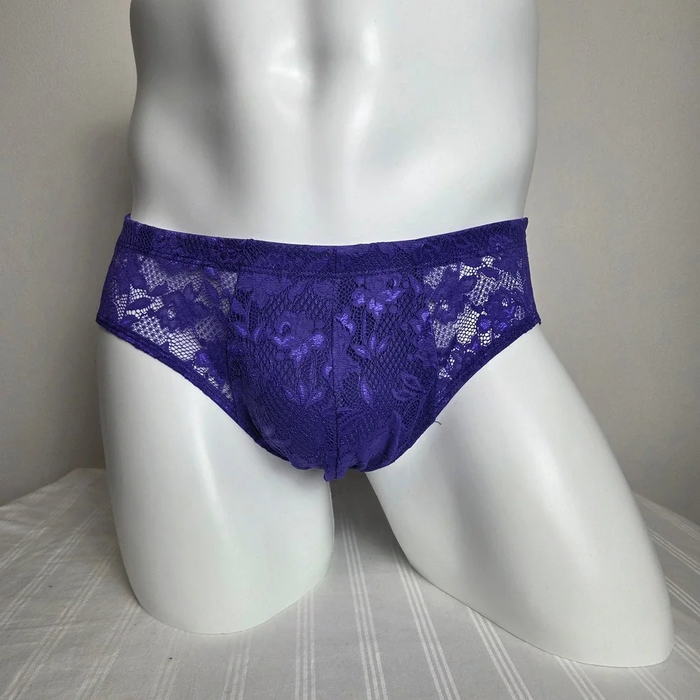 Cosabella Men's Luxury Italian Comfort Lace Micro Brief Designer Underwear